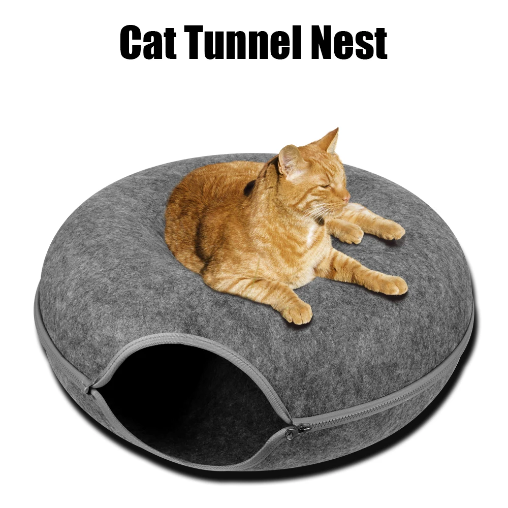 

Pets Tent Cozy Cave Nest For Small Dogs Puppy Egg-Type Pets Supplies Natural Felt Pet Cat Cave Beds Nest Cats House Basket