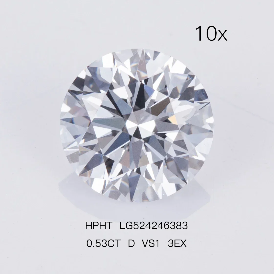 Lab Diamond 0.5ct 0.6ct 0.8ct 1ct 1.5ct DEF VVS1-VS1 Круглый CVD HPHT IGI Сертификат GIA Супер белые камни для