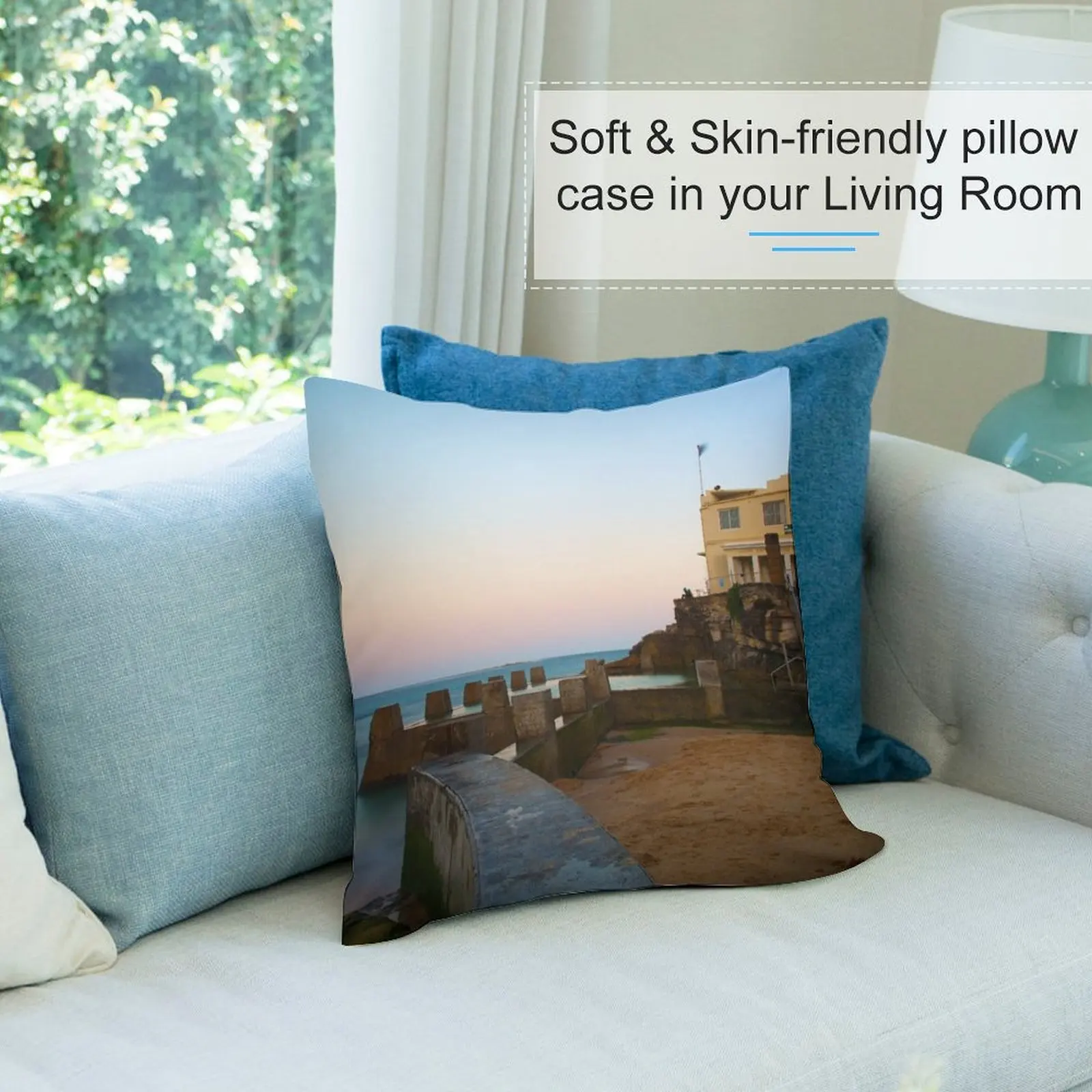 Пляжная декоративная подушка Coogee аниме девушки диванные подушки наволочка