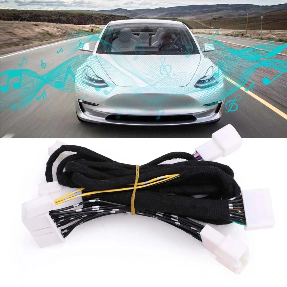 

For TESLA MODEL 3 2021 Interior Modification Accessories Audio Activation Upgrade Modification Car Speaker Cable Lossless Upgrad