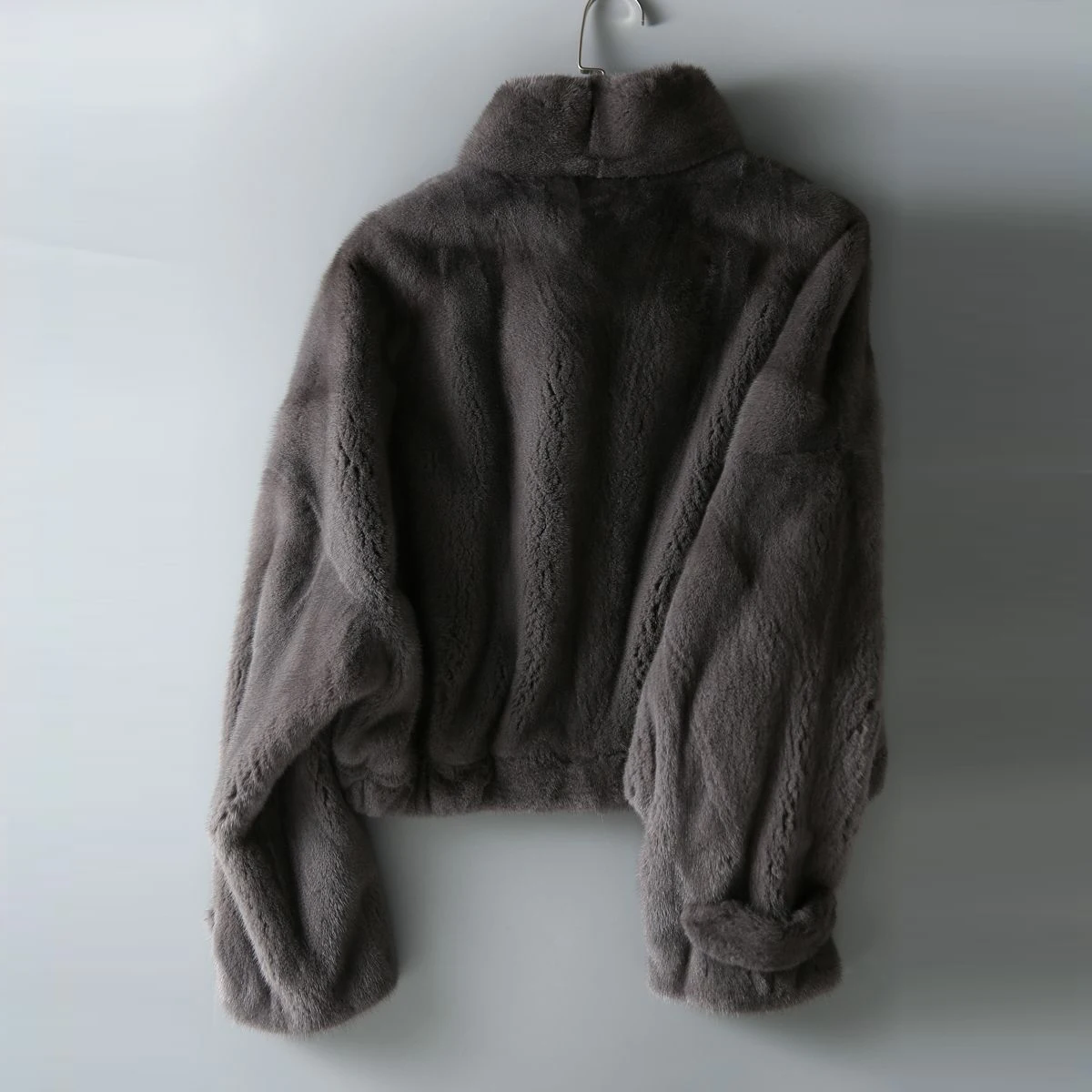 2022 winter new Korean design sense stand collar imitation mink casual short coat women  winter clothes women  Cashmere