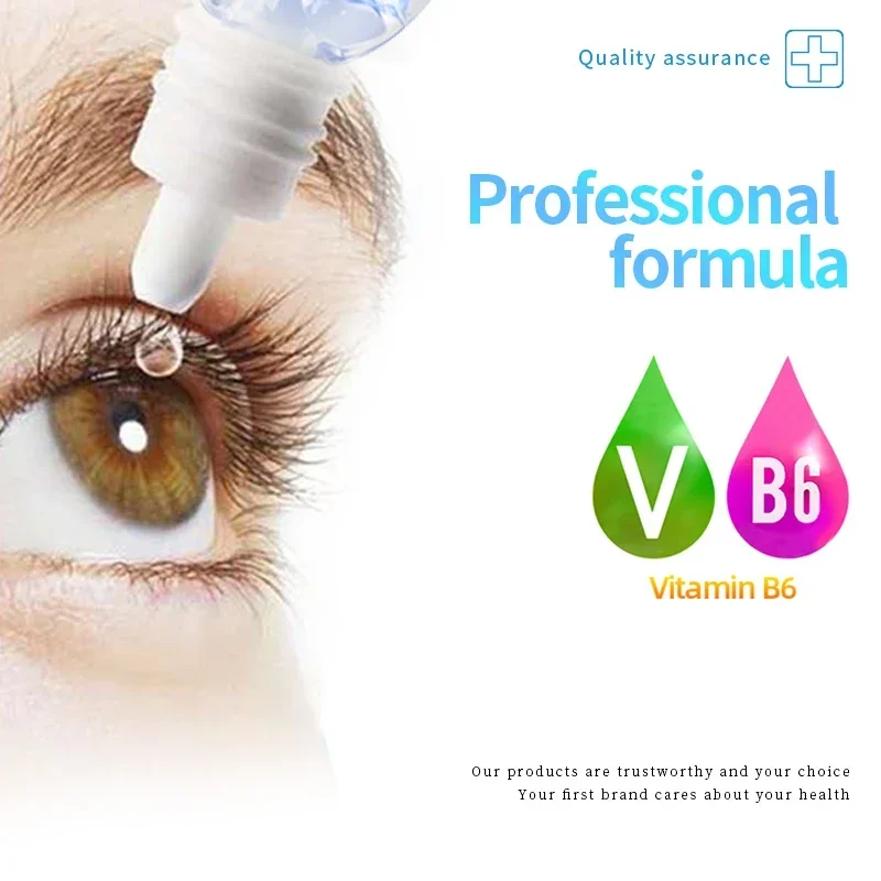 Капли для глаз Cataract Treatment с витамином B6 облегчения сухих и облачного глазного