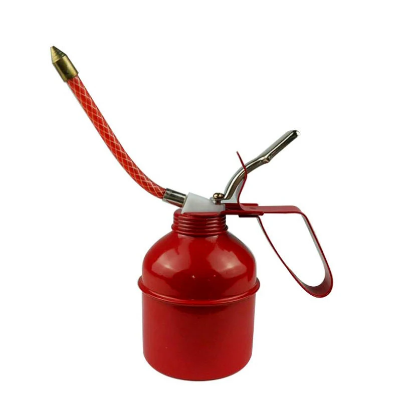 

1 шт. насос для масла, пистолеты высокого давления, устойчивые к коррозии, 300/500 мл, ручная масляная банка, масляный инжектор со шлангом 125/130 мм