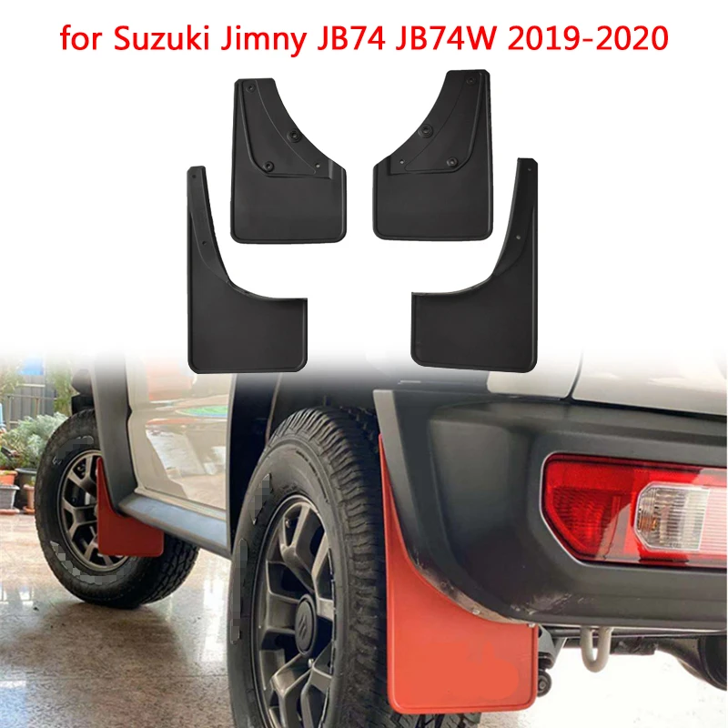 

Car Mudguard Front & Rear Mud Flaps for Suzuki Jimny JB74 JB74W 2019-2020 Auto Mudflaps Splash Guards Mud Flap Mudguards Fender