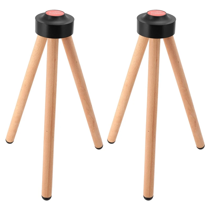 

2X Suitable For Apple Homepod Smart Speaker Base Homepod Accessories Fixed Height Speaker Solid Wood Floor Stand-40CM