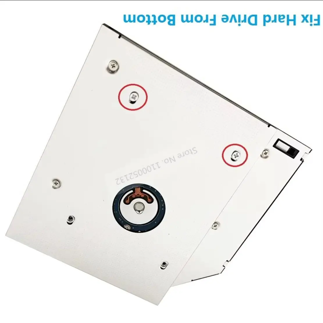 Фото Второй отсек для оптического привода 2.5 SATA (Caddy Frame) для Asus N61 K45 A45 A45V N55E N55SF N55SL N75E N75S N75SF N76 N56J G56JR D52dr №2