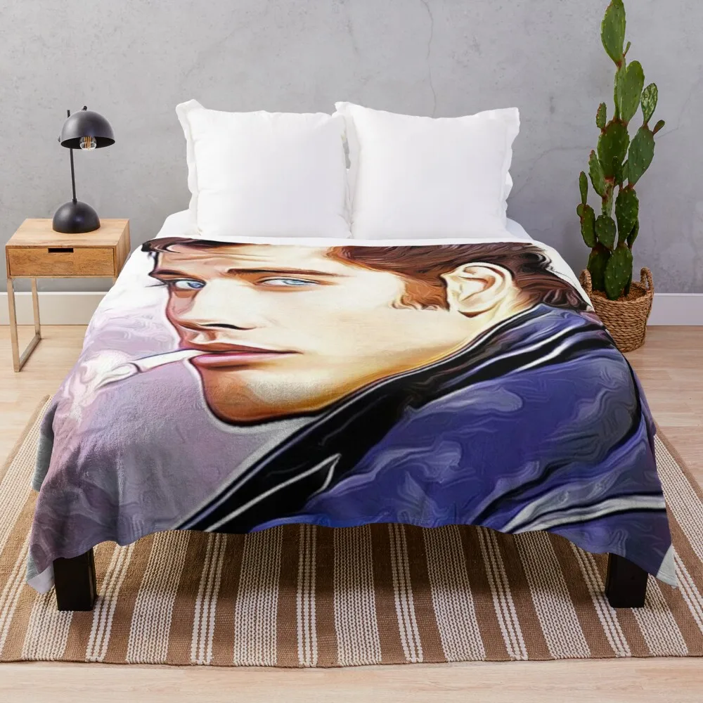 

DANNY ZUKO / John Travolta Throw Blanket Hairy Blanket