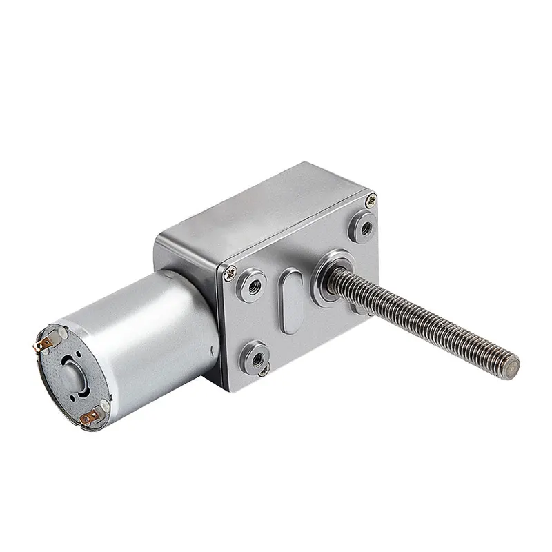 

JGY370 Small Worm Gear Reducer Motor 6V~24V/1RPM~375RPM Shaft Length 50MM Adjustable Forward And Reverse Worm Gear Reducer Motor