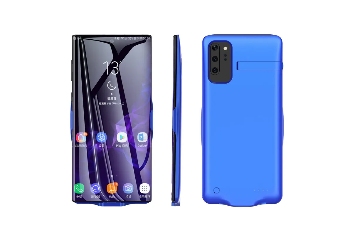Case Pover Bank For Samsung Galaxy Note 10 Plus External Battery Charger Case Stand Charging Case with battery Galaxy Note 10