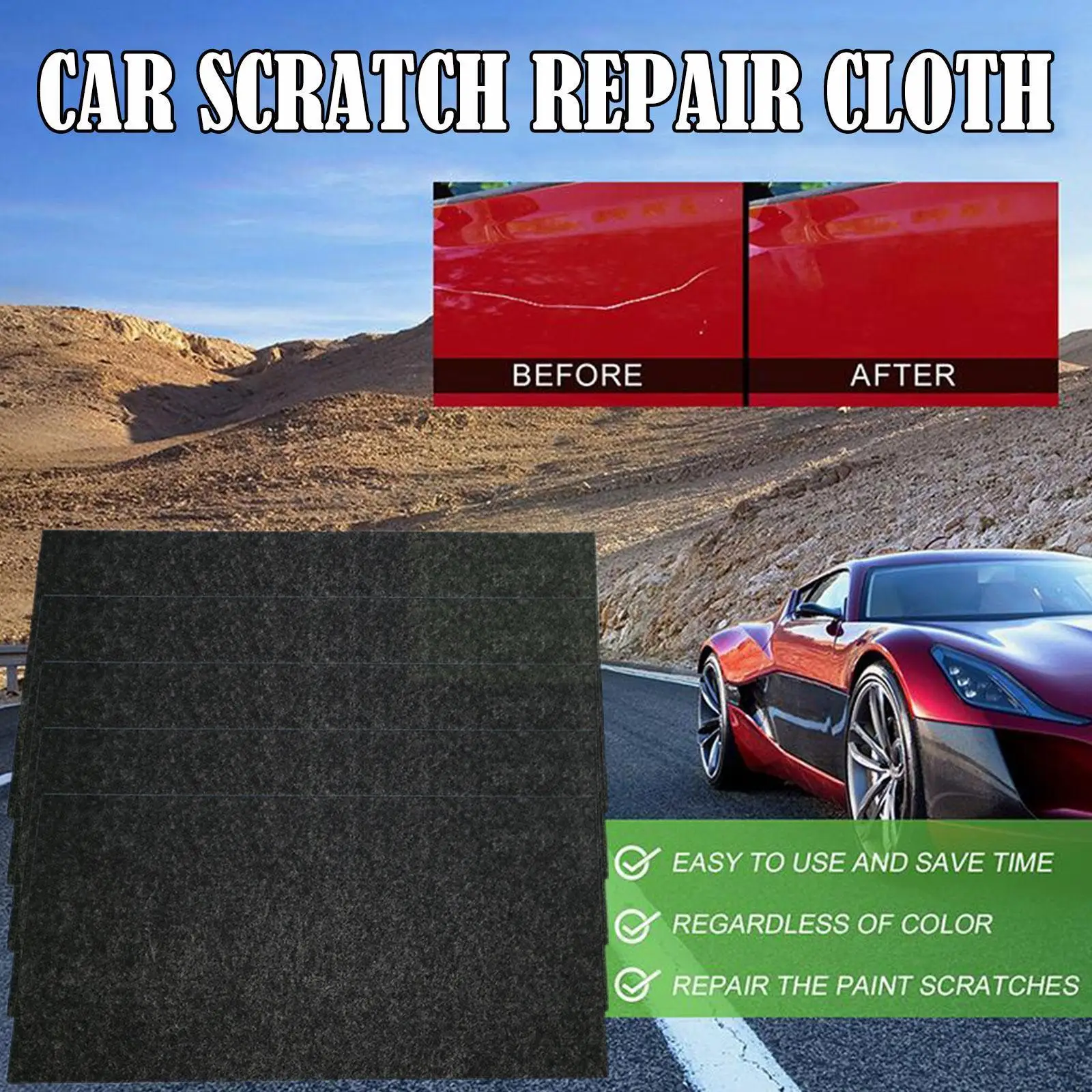 

10pcs Car Scratch Remover Cloth Paint Scratch Removal Car Scratch Repair Kit for Repairing Car Light Paint Scratches Remove J1Z6