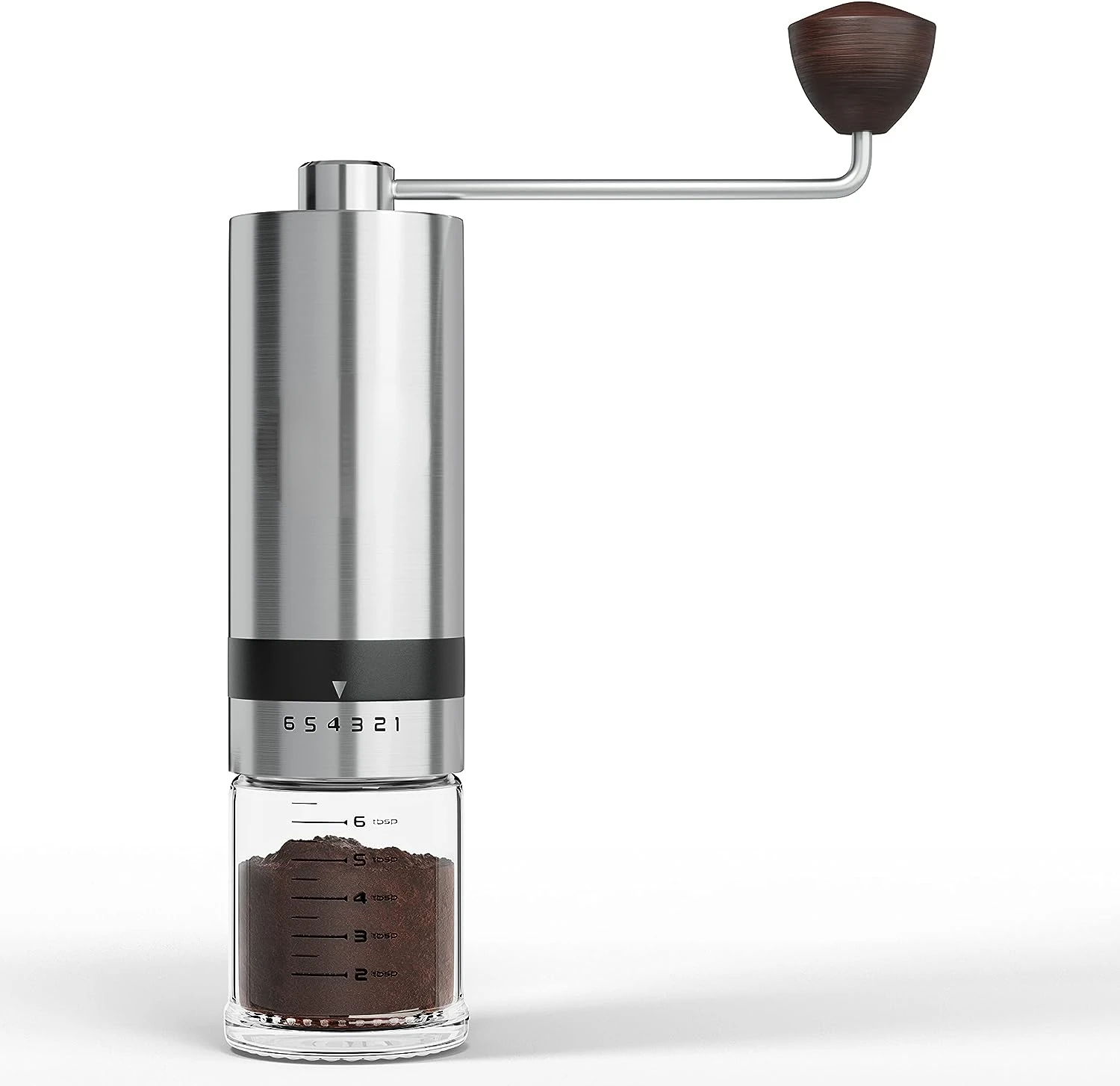 

Grinder \u2014 Hand Grinder with Adjustable Dragon Tooth Stainless Steel Conical Burr, No-Power, Manual Grinder for Drip , Esp
