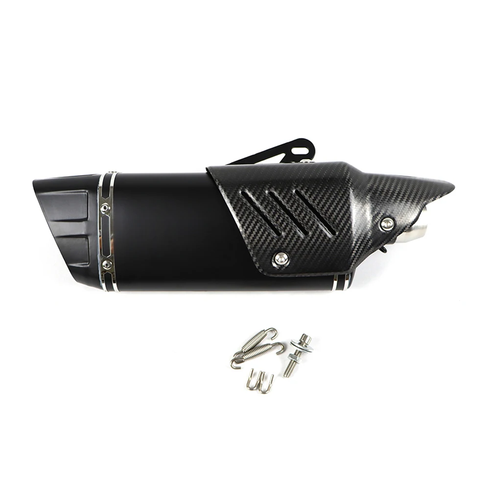 

Motorcycle Real Carbon Fiber Muffler Exhaust Pipe for Ninja400 R1/R15 Suzuki GSX250 Tubos de Escape Para Moto Accessoriestools