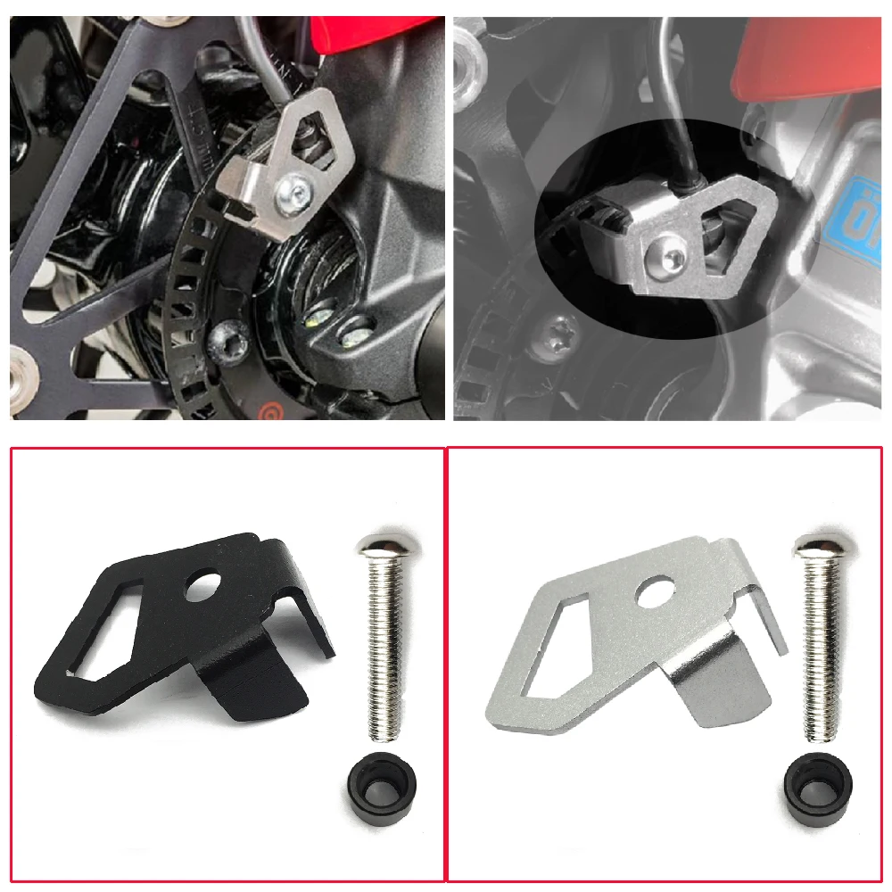 

For Ducati 1260 1200 950 Multistrada Hypermotard Monster Diavel Super Sport Motorcycle Front ABS Sensor Guard Protector Cover