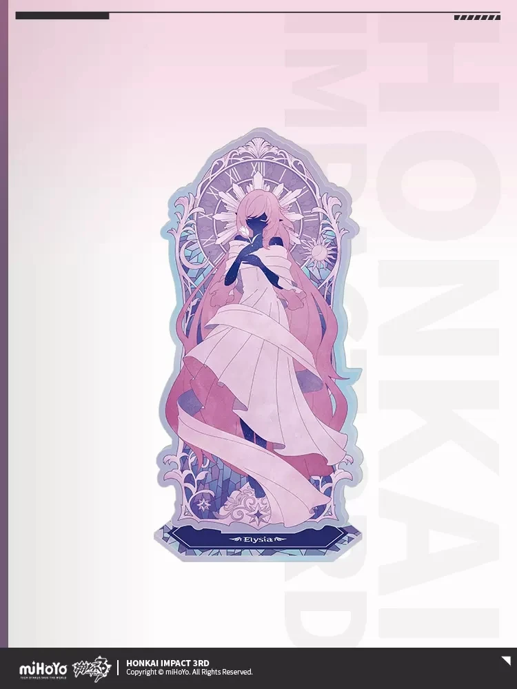 

Honkai Impact 3RD Elysia Acrylic Stand Because Of You Theme Anime Accessories Game miHoYo Official June 2023 New Preorder