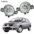 Автостайлинг для Renault Clio Symbol 2001-2008 9 штук светодиодные противотуманные фары H11 H8 12 В галогенсветодиодный светодиодная Автомобильная передняя противотуманная фара