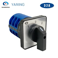 rotary cam switch 3 position 690v 32a 3 poles three levels manual electrical changeover selector ymw26 lw28 lw26 323