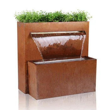 

Metal Herb Planter Fountain Waterfalls For Garden