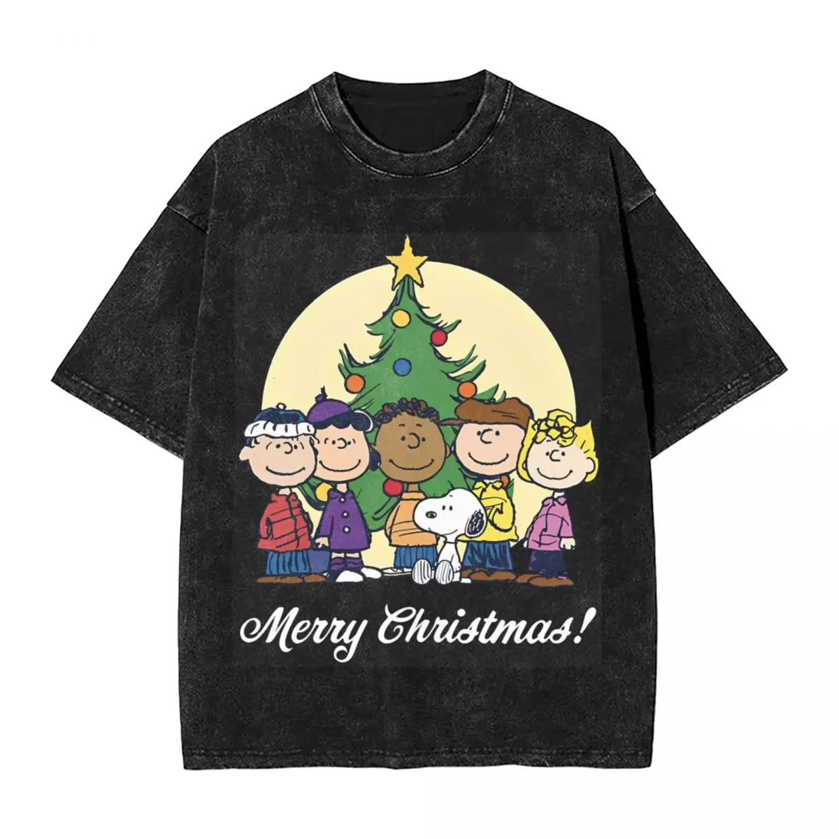 Мужские футболки Snoppy And Friends с Рождеством одежда для пляжа Y2K повседневная