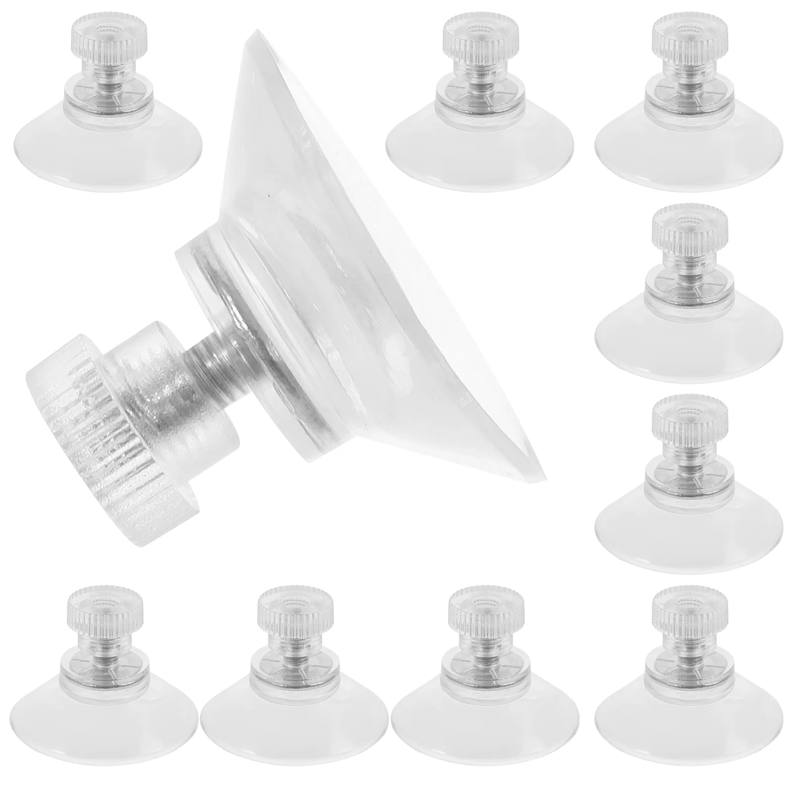 10 шт. шпильки без маркировки на присоске маленькие чашки крючки с резьбой вешалки