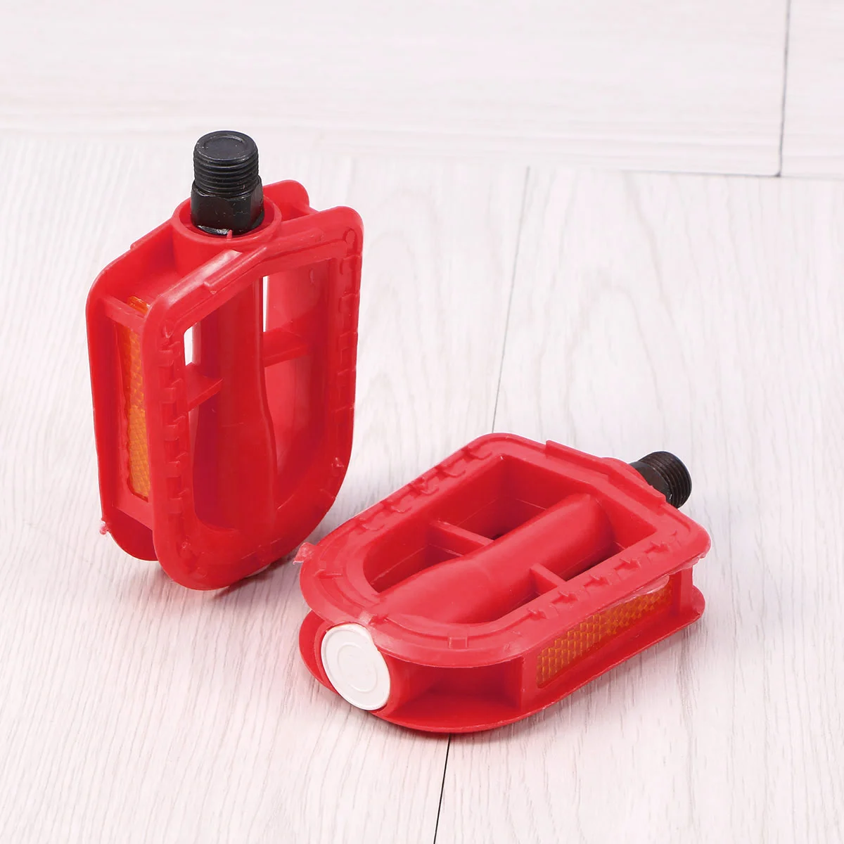 

1 Pair of Pedals Mountain Bike Pedals for Mountain Cycling Road Bicycles (Red)