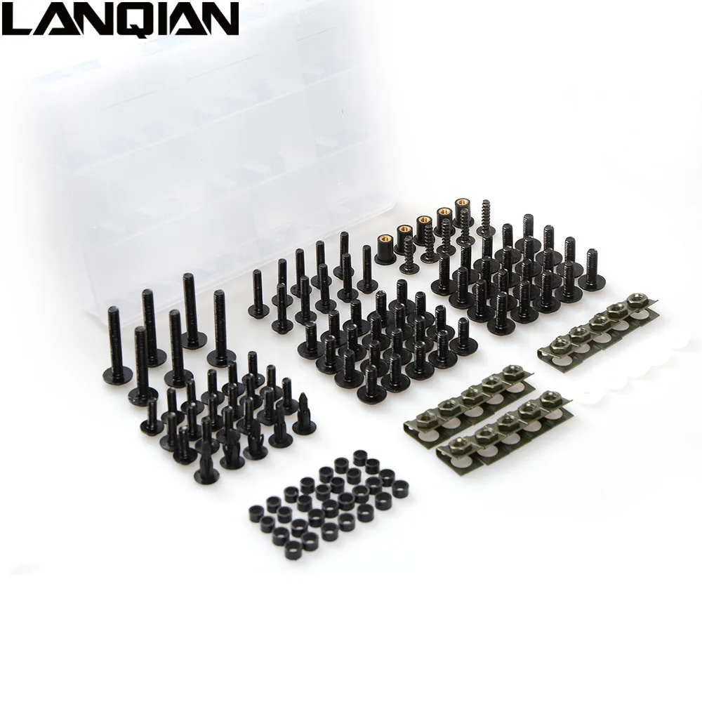 

Универсальный винтовой крепеж для обтекателей мотоцикла для Kawasaki ER6F ER6N NINJA 300 ZX6R 636 2005 2007-2018, детали винтов обтекателей