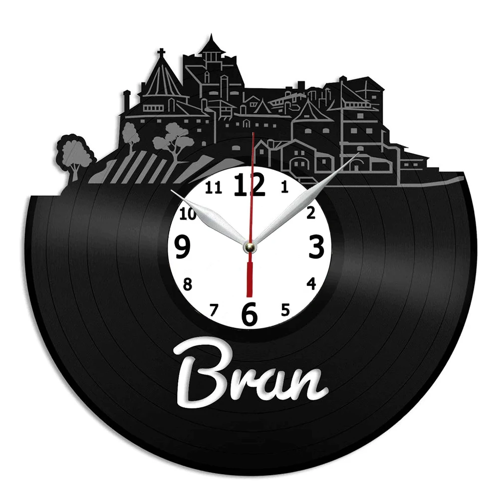

Виниловые настенные часы Bran Румыния-уникальный Декор для дома или офиса-Лучшие идеи для подарков