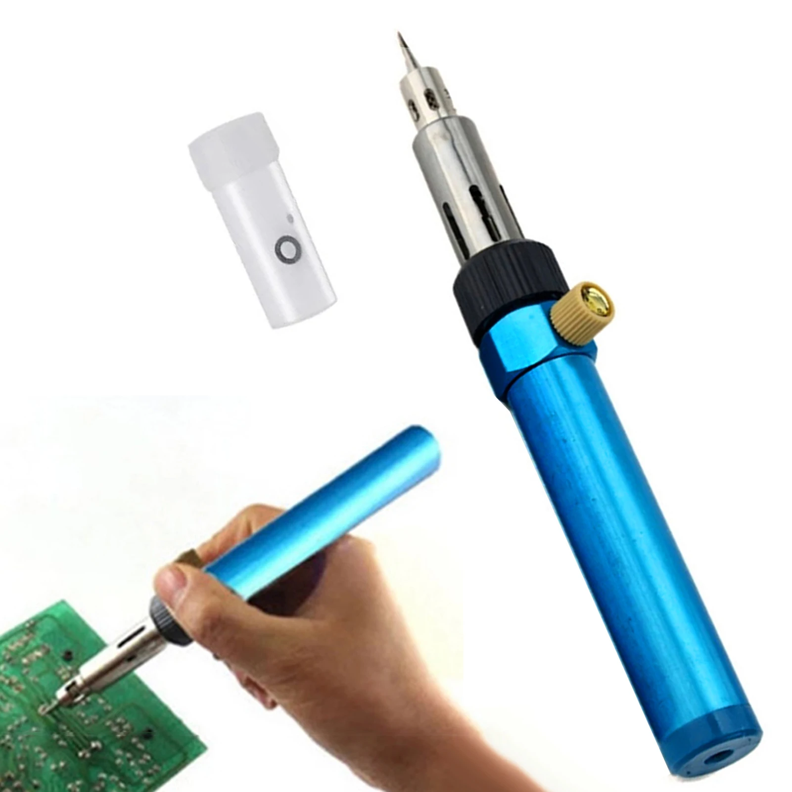 

Butanes Soldering Iron Heat Guns Blower Mini Torch Instant Start Rechargeable Light Weight Portable Adjustable Flame Control Up