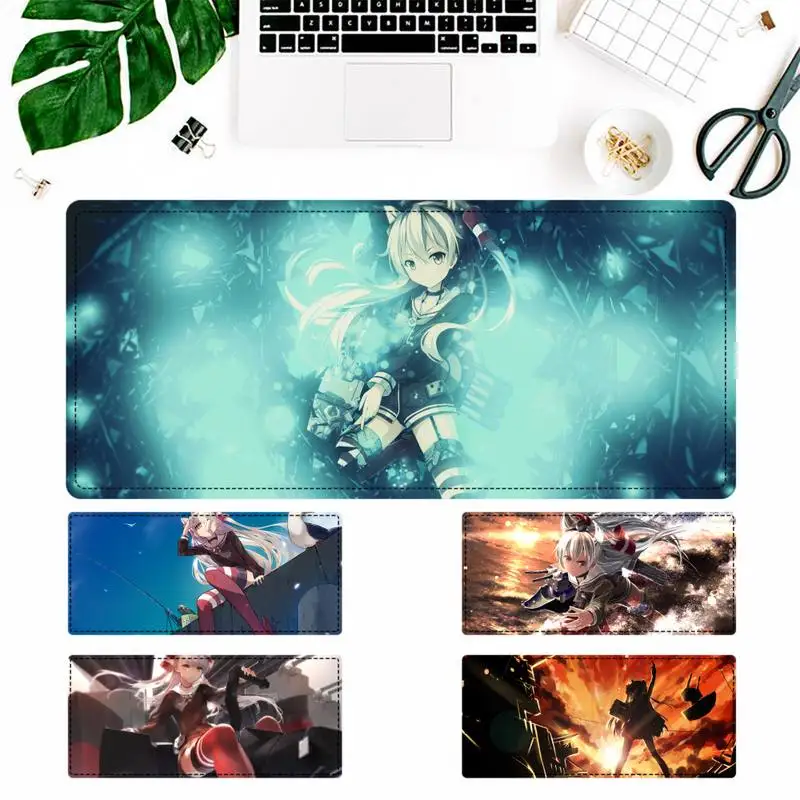 

Art KanColle Kantai Amatsukaze Mouse Pad Gamer Keyboard Maus Pad Desk Mouse Mat Game Accessories For Overwatch