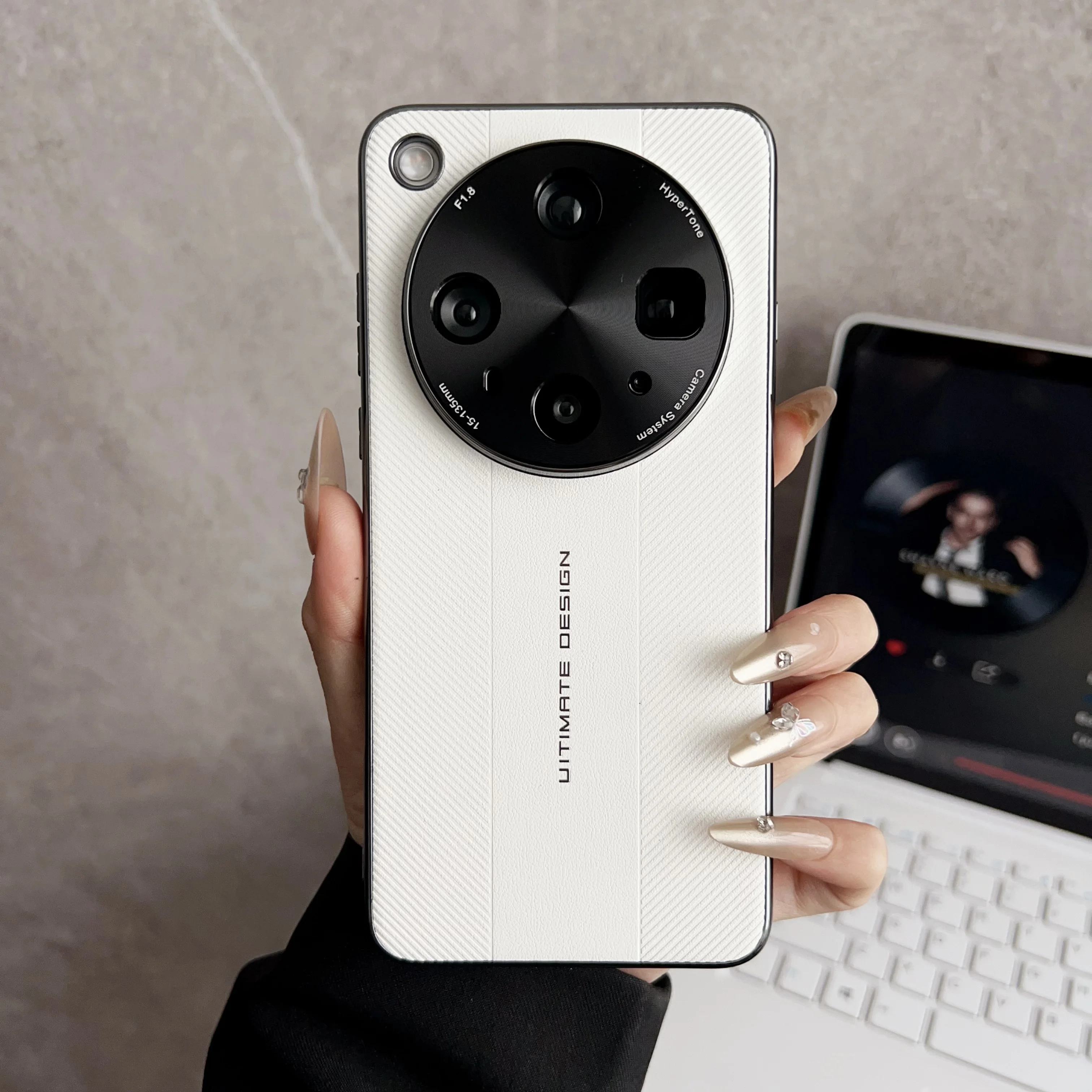 Чехол для OPPO Find X8 Ultra X8 Pro, кожаный чехол с гальваническим покрытием для линз, противоударный чехол в стиле Supercar Funda