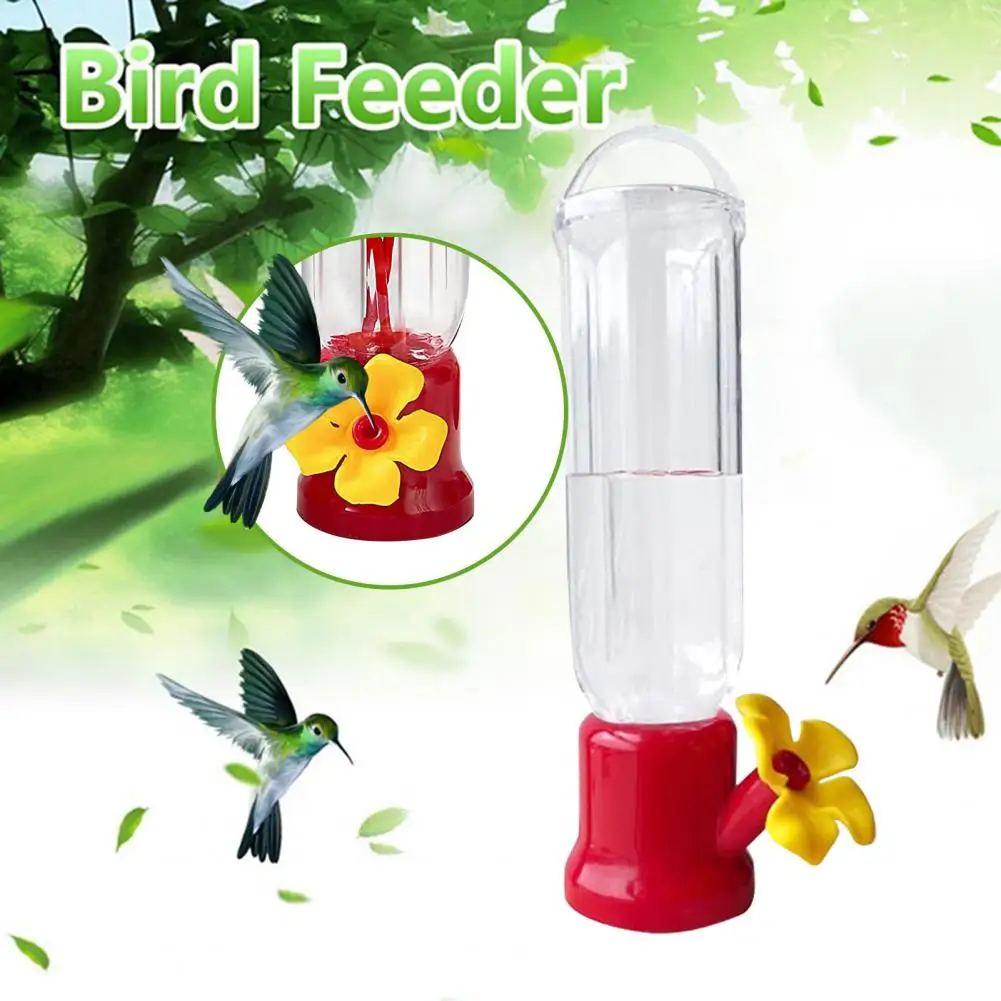 

4Pcs Water Feeders Clear Viewing Hummingbird Feeders Leak-Proof Outside Garden Hummingbird Feeder Garden Supplies