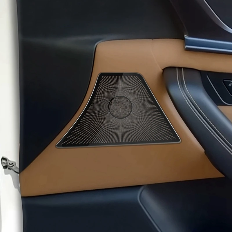 Чехлы на дверной звуковой сигнал автомобиля из нержавеющей стали аксессуары для