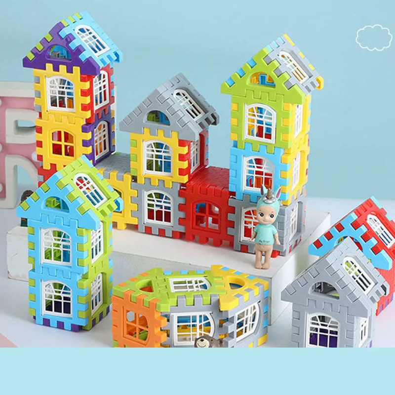

Детский дом «Рай», пазлы для правописания, пластиковые блоки, город «сделай сам», креативные модели, фигурки, развивающие игрушки для детей