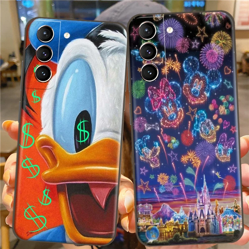 

Disney Mickey Castle For Samsung S21 FE Plus Ultra Soft Silicon Back Phone Cover Protective Black Tpu Case Back TPU