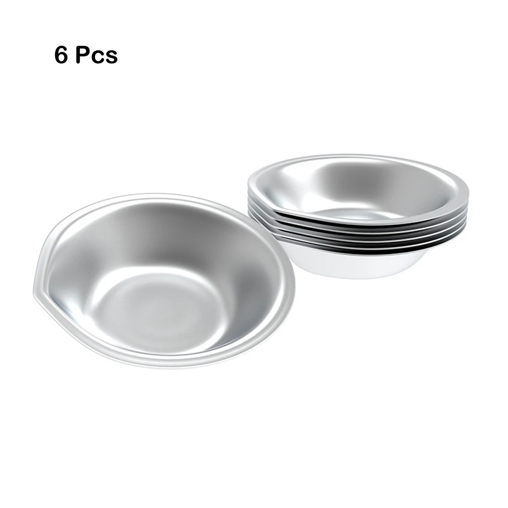 

6 шт., макияжная палитра из нержавеющей стали