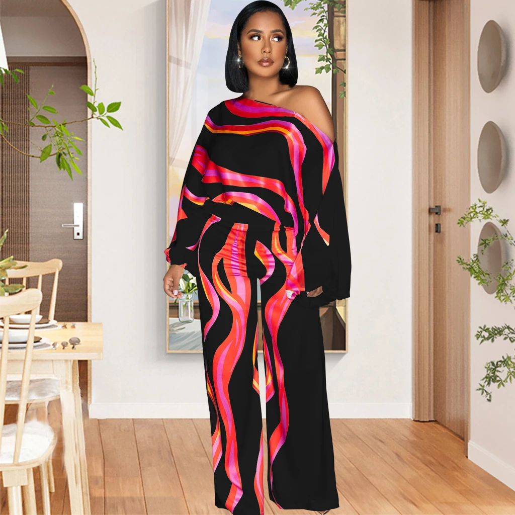 Женский комбинезон с абстрактным принтом