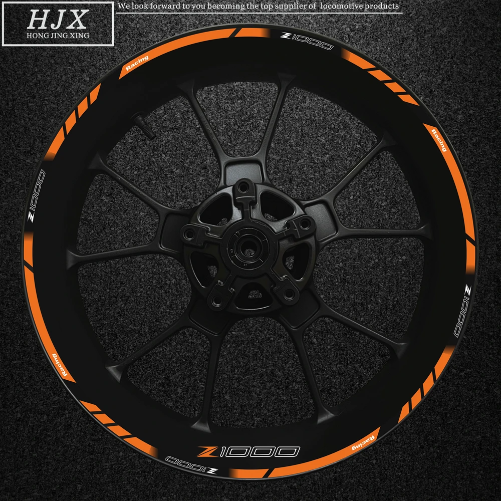 

17 дюймовые водонепроницаемые наклейки на обод колеса для мотоцикла Kawasaki z100