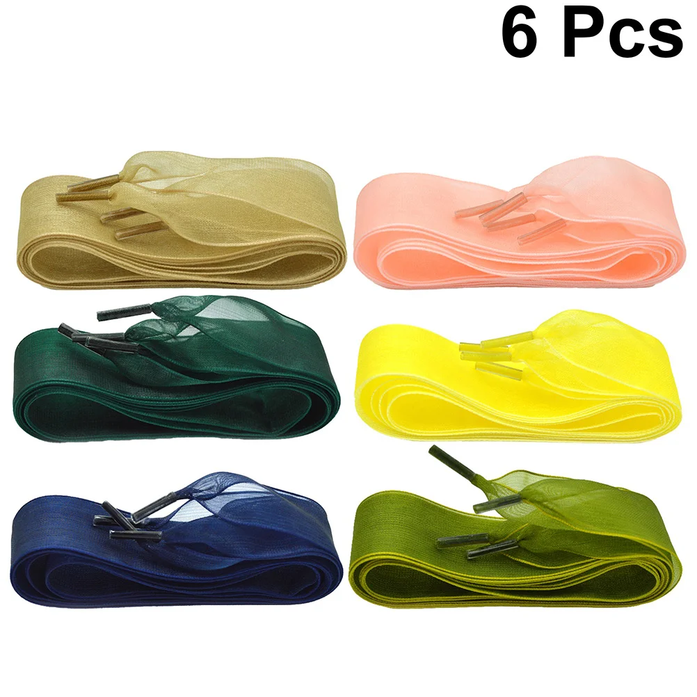 Shoelaces Shoelace Strings Shoestrings Satin Shoe Ribbon Lace Snow Kids Grosgrain Chiffon Diy Silk Tap Shoes Elastic Stretchy