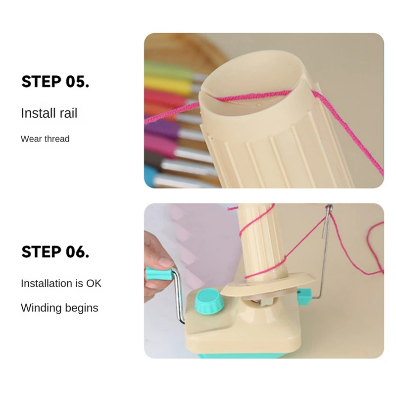 1 PCS Yarn Ball Winder Small Household Hand Winding Machine Wool Finishing As Shown Is Suitable For Home Use