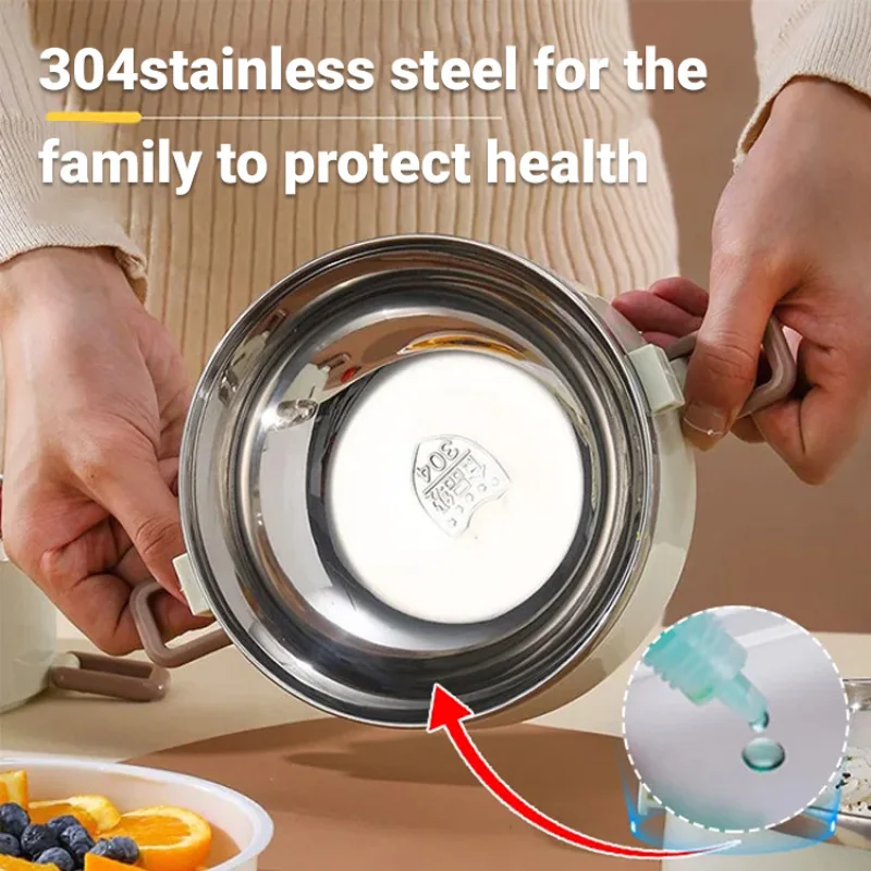 Ланч-бокс большой емкости из нержавеющей стали