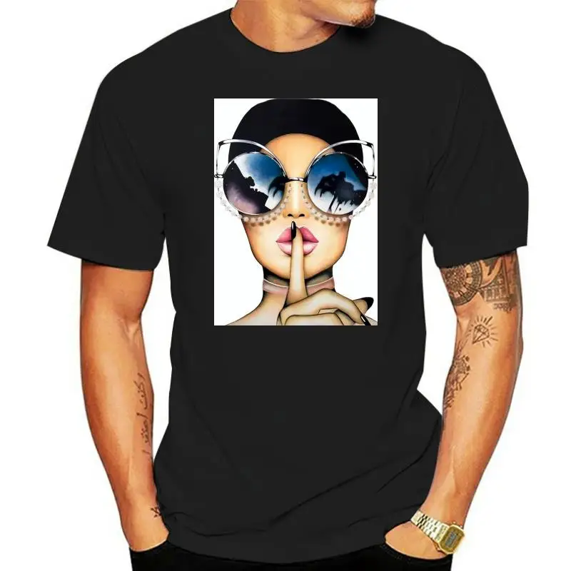 

T shirt Women Sunglasses girl print New summer white tshirt Fashion Hipster Harajuku Thin section T-shirt female Tops clothing