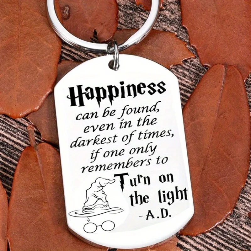 Серебристый брелок из нержавеющей стали