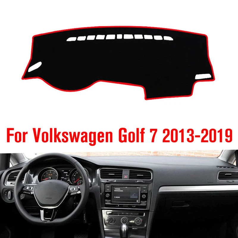 

Для Volkswagen Golf 7 MK7 2013-2019 панель приборной панели автомобиля коврик панель Dashmat солнцезащитный коврик