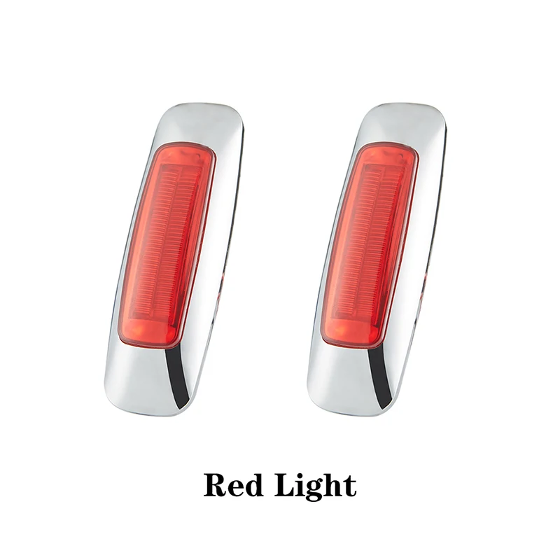 

2 шт. 12 В 24 в боковой габаритный фонарь для прицепа грузовика автофургона габаритный фонарь Боковой габаритный фонарь светодиодный для автофургона красный желтый аварийный фонарь