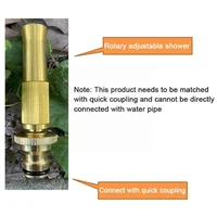 1pc aluminum alloy spray nozzle spray sprinkler high garden hose direct adjustable pressure spray hot n1s5