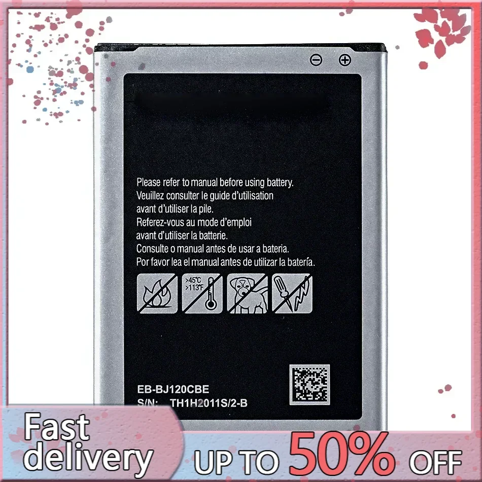 EB-BJ120CBE для Samsung Galaxy J1 (2016) J120 J120F J120A J120T емкостью 2050 мАч EB BJ120CBE аккумулятор
