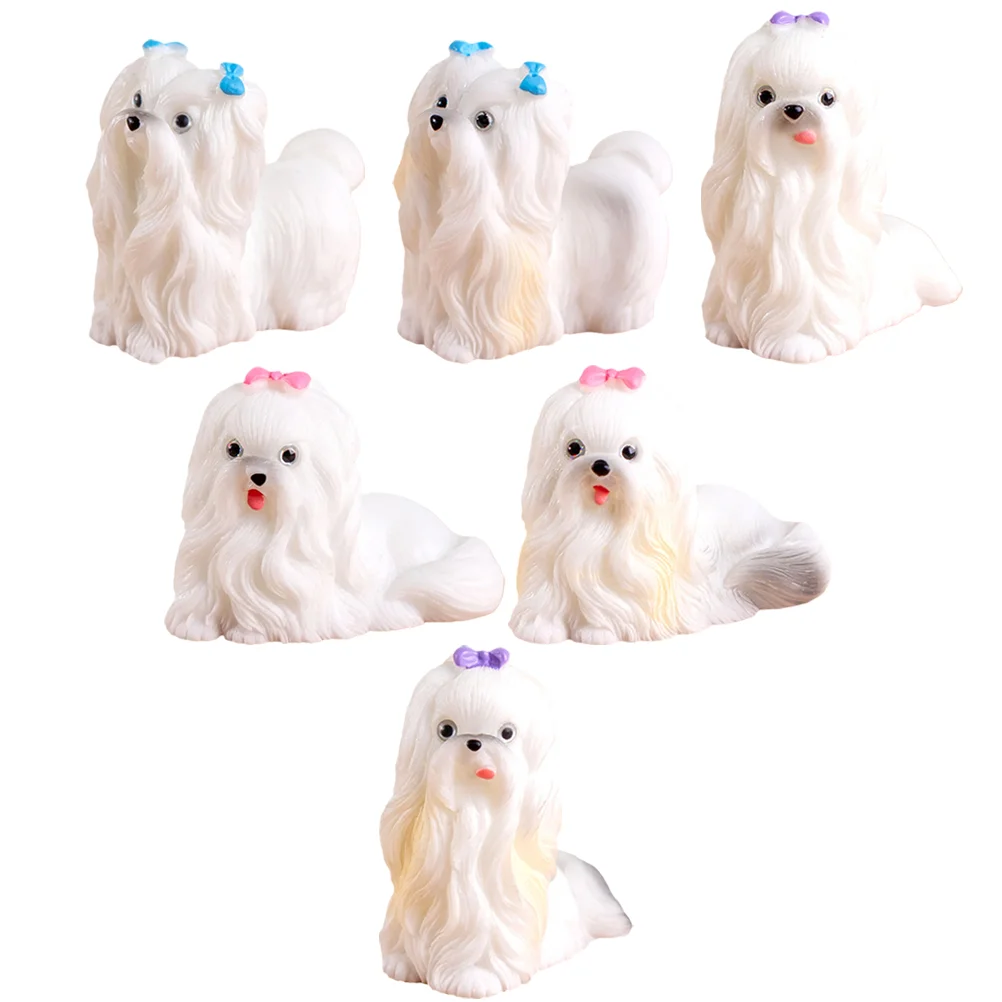 Микропейзаж мини-щенок декоративная смола садовые аксессуары для ландшафтного