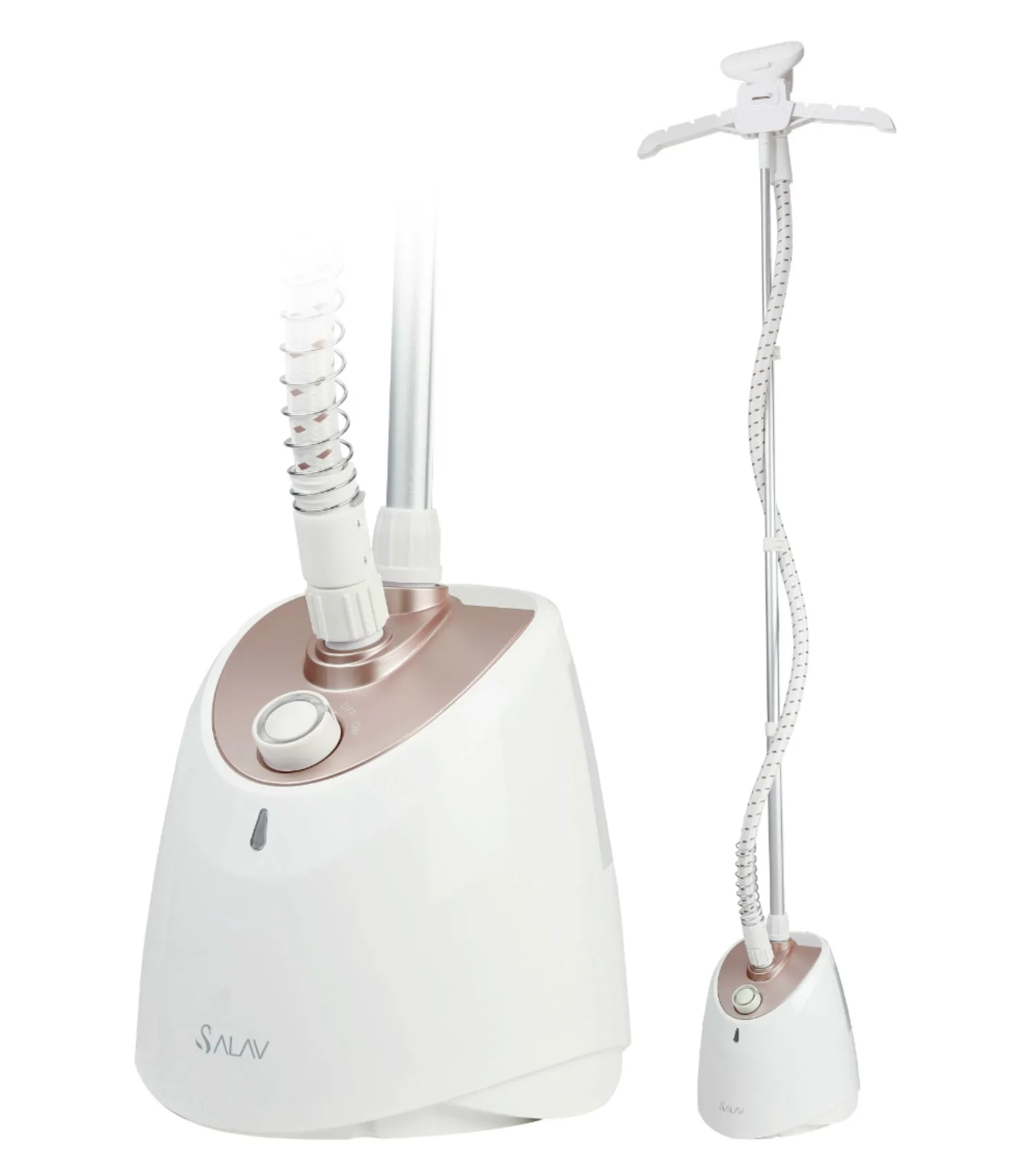 

Garment Steamer w/360 Swivel Multi-function Hanger, Rose Gold