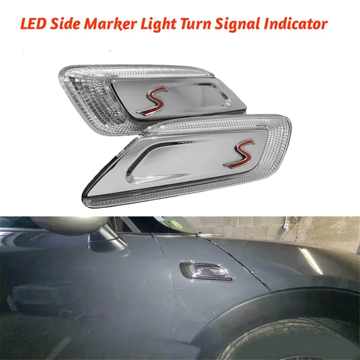 1 пара индикатор поворота для автомобильного крыла Mini Cooper F54 Clubman 16-2023 63137358469