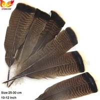 zpdecor size 1012 inch 2530cm turkey feathers flat wholesale turkey flat feather
