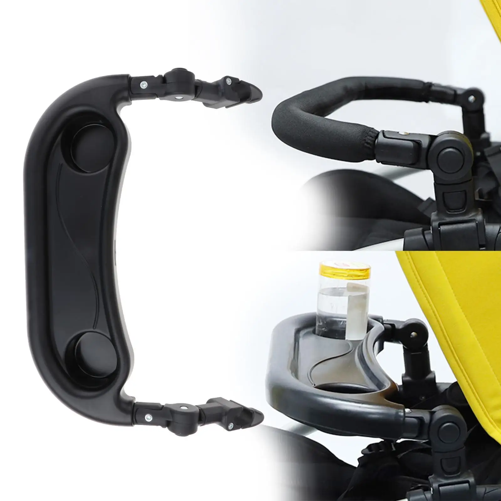 Фото Подлокотник для детской коляски Bugaboo Bee3, черный, прочный, для коляски №5
